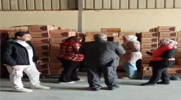 ضبط 8 أطنان من الدقيق والسكر والأرز مجهولة المصدر بمركز قويسنا